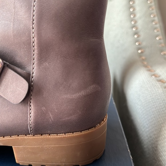Cole Haan Weatherproof Stormcloud Grey Huntley Booties - Picture 8 of 14